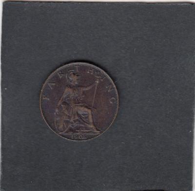 Beschrijving: 1 Farthing GEORGIUS VII 